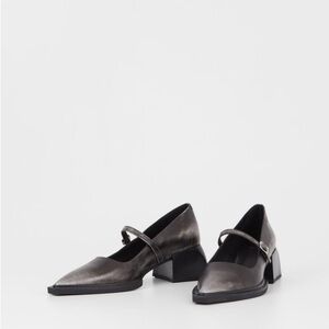 Vagabond Brushed Leather Mary Jane Heels US 9